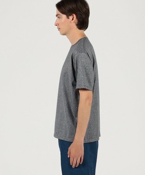 TOMORROWLAND / トゥモローランド カットソー | シルクコットン ボーダー ハーフスリーブ カットソー BOTTO GIUSEPPE | 詳細3