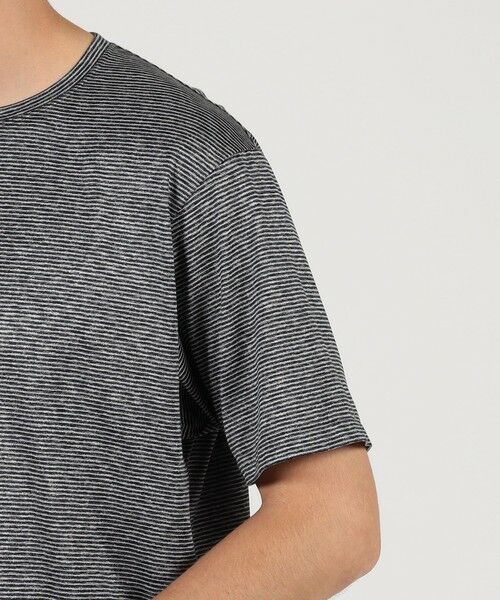 TOMORROWLAND / トゥモローランド カットソー | シルクコットン ボーダー ハーフスリーブ カットソー BOTTO GIUSEPPE | 詳細6