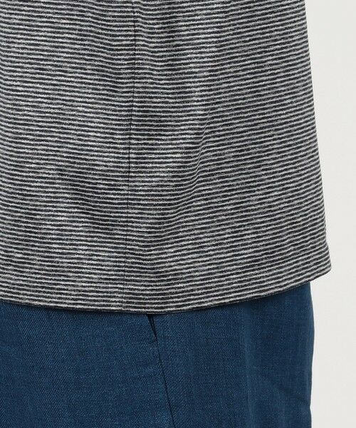 TOMORROWLAND / トゥモローランド カットソー | シルクコットン ボーダー ハーフスリーブ カットソー BOTTO GIUSEPPE | 詳細7
