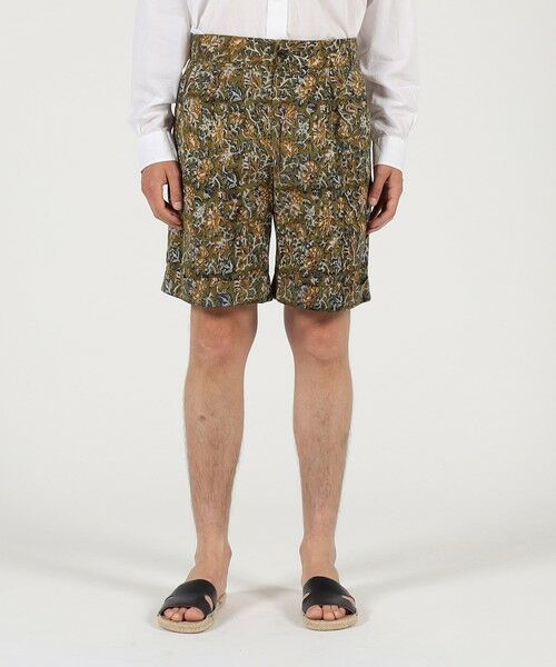 TOMORROWLAND / トゥモローランド ショート・ハーフ・半端丈パンツ | バティックプリント バックベルト ショートパンツ | 詳細2