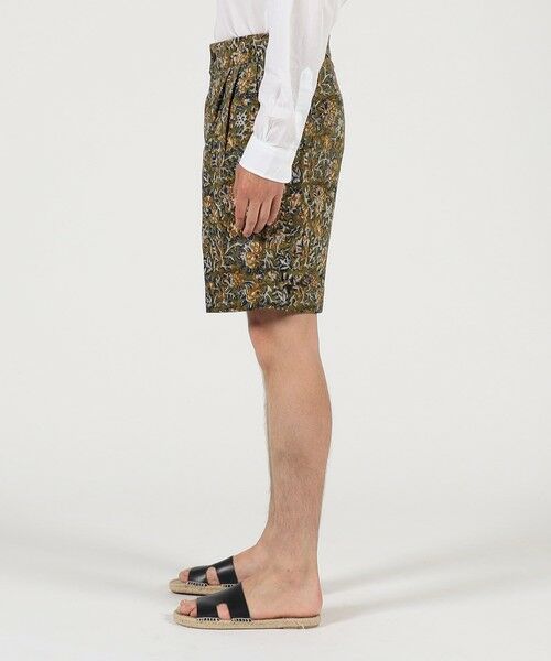 TOMORROWLAND / トゥモローランド ショート・ハーフ・半端丈パンツ | バティックプリント バックベルト ショートパンツ | 詳細3