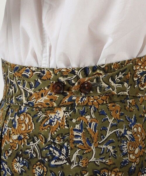 TOMORROWLAND / トゥモローランド ショート・ハーフ・半端丈パンツ | バティックプリント バックベルト ショートパンツ | 詳細8