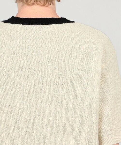 TOMORROWLAND / トゥモローランド ニット・セーター | 【別注】Raffa Molina パイピング クルーネック ハーフスリーブニット | 詳細6