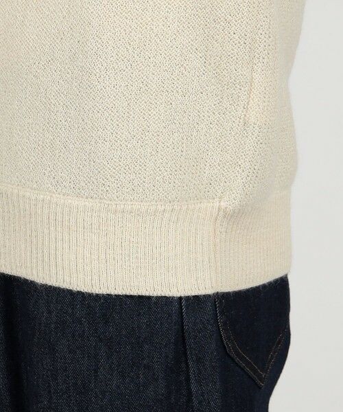 TOMORROWLAND / トゥモローランド ニット・セーター | 【別注】Raffa Molina パイピング クルーネック ハーフスリーブニット | 詳細8