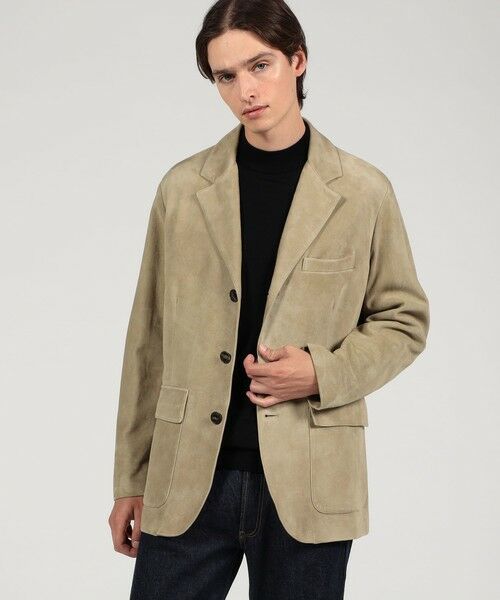 TOMORROWLAND / トゥモローランド テーラードジャケット | DENIM NEW STANLEY スウェード シングルブレステッド 3Bジャケット | 詳細1