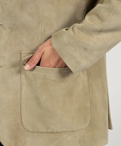 TOMORROWLAND / トゥモローランド テーラードジャケット | DENIM NEW STANLEY スウェード シングルブレステッド 3Bジャケット | 詳細10