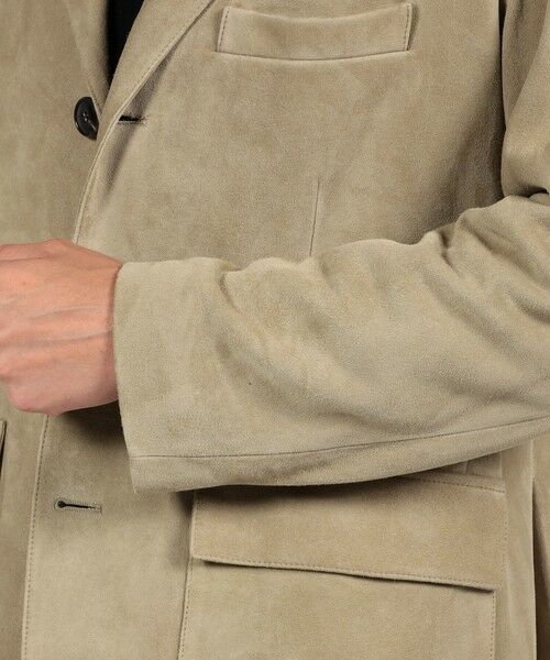 TOMORROWLAND / トゥモローランド テーラードジャケット | DENIM NEW STANLEY スウェード シングルブレステッド 3Bジャケット | 詳細7