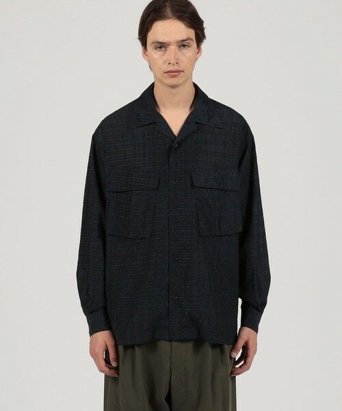 TOMORROWLAND / トゥモローランド シャツ・ブラウス | ポリエステル キュプラ ナイロン チェック ダブルポケットシャツ | 詳細2