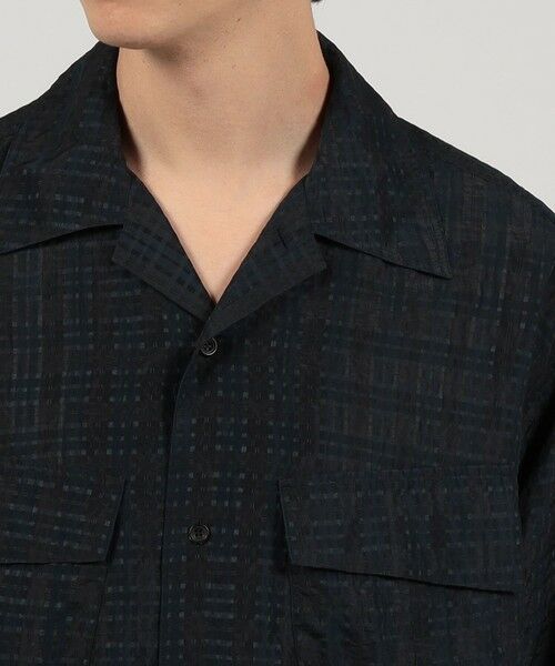 TOMORROWLAND / トゥモローランド シャツ・ブラウス | ポリエステル キュプラ ナイロン チェック ダブルポケットシャツ | 詳細5