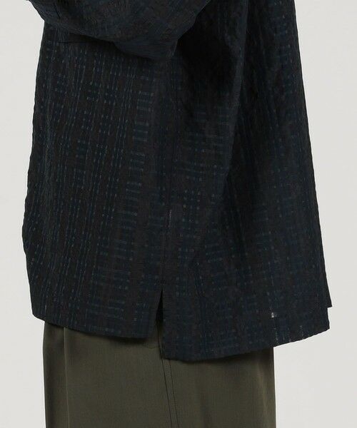 TOMORROWLAND / トゥモローランド シャツ・ブラウス | ポリエステル キュプラ ナイロン チェック ダブルポケットシャツ | 詳細7