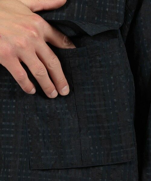 TOMORROWLAND / トゥモローランド シャツ・ブラウス | ポリエステル キュプラ ナイロン チェック ダブルポケットシャツ | 詳細8