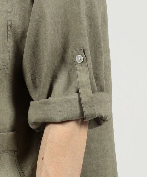 TOMORROWLAND / トゥモローランド シャツ・ブラウス | リネン 4ポケット サファリシャツ | 詳細10