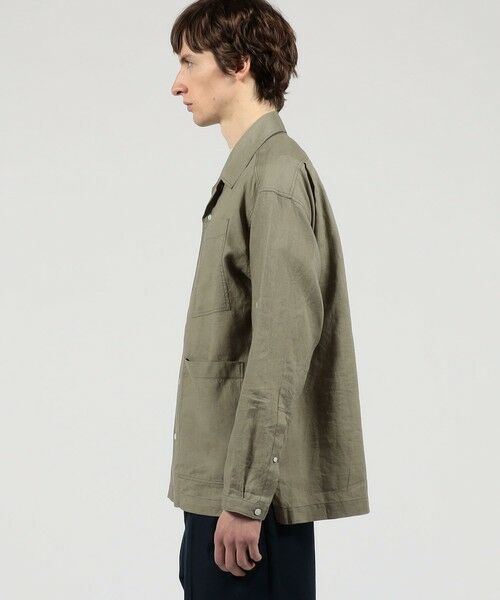TOMORROWLAND / トゥモローランド シャツ・ブラウス | リネン 4ポケット サファリシャツ | 詳細3