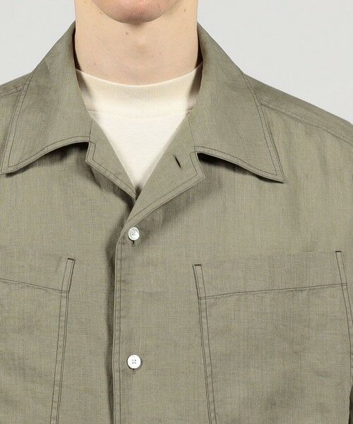 TOMORROWLAND / トゥモローランド シャツ・ブラウス | リネン 4ポケット サファリシャツ | 詳細5
