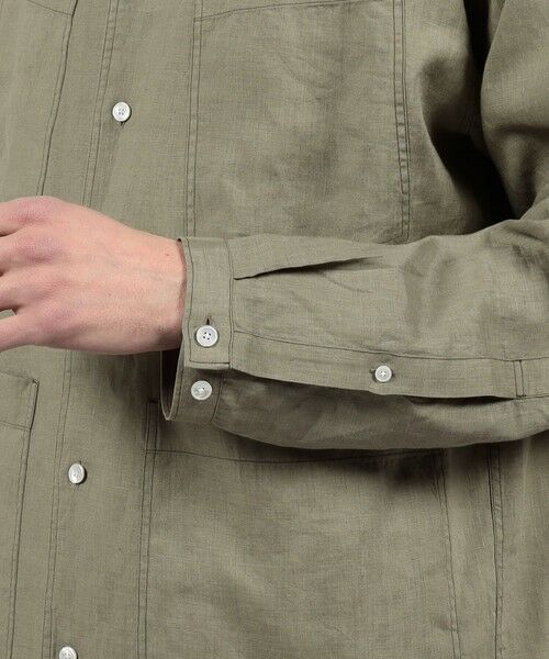 TOMORROWLAND / トゥモローランド シャツ・ブラウス | リネン 4ポケット サファリシャツ | 詳細6