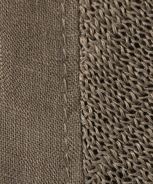 TOMORROWLAND / トゥモローランド ニット・セーター | リネンニットコンビ ハーフスリーブシャツ | 詳細10