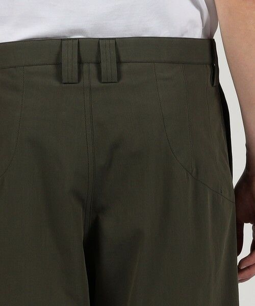 TOMORROWLAND / トゥモローランド チノ・ワークパンツ | コットン グラスツイル 1プリーツ ワイドパンツ | 詳細6