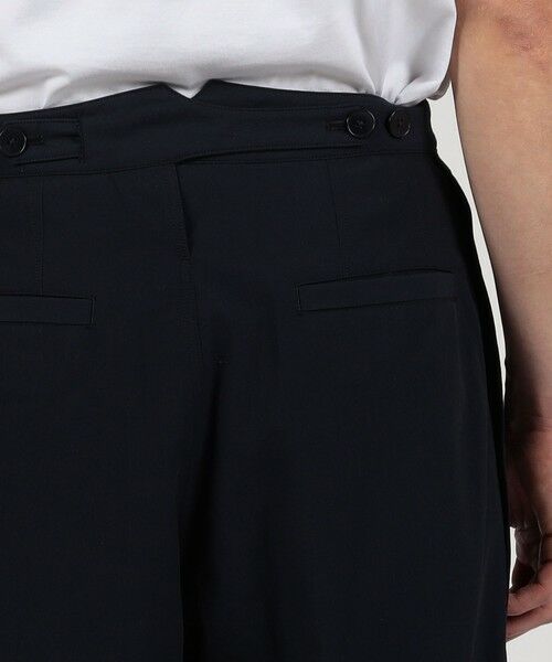 TOMORROWLAND / トゥモローランド チノ・ワークパンツ | コットン グラスツイル 2プリーツ ベルトレスパンツ | 詳細6