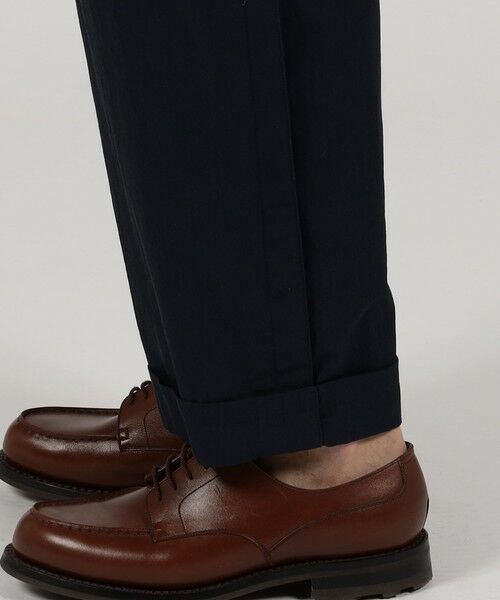 TOMORROWLAND / トゥモローランド チノ・ワークパンツ | コットン グラスツイル 2プリーツ ベルトレスパンツ | 詳細8