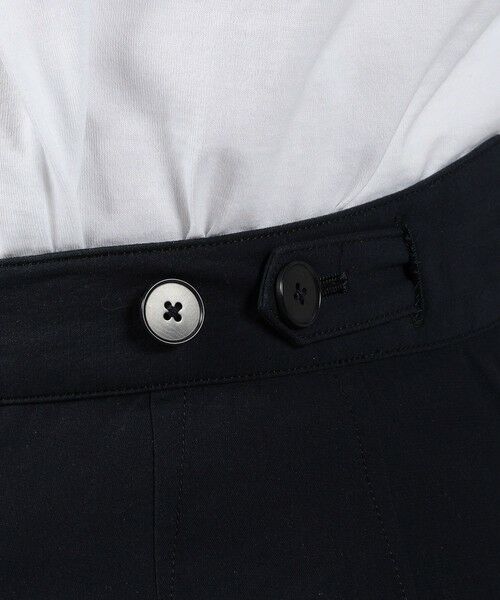 TOMORROWLAND / トゥモローランド チノ・ワークパンツ | コットン グラスツイル 2プリーツ ベルトレスパンツ | 詳細9