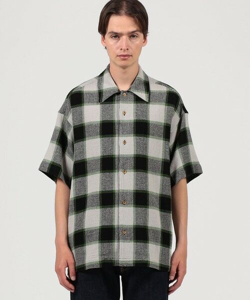 TOMORROWLAND / トゥモローランド シャツ・ブラウス | インドコットン バスケットウィーブ ハーフスリーブシャツ | 詳細2