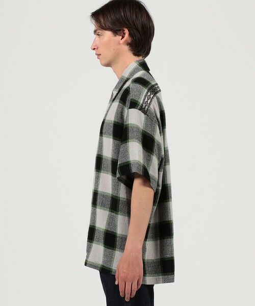 TOMORROWLAND / トゥモローランド シャツ・ブラウス | インドコットン バスケットウィーブ ハーフスリーブシャツ | 詳細3