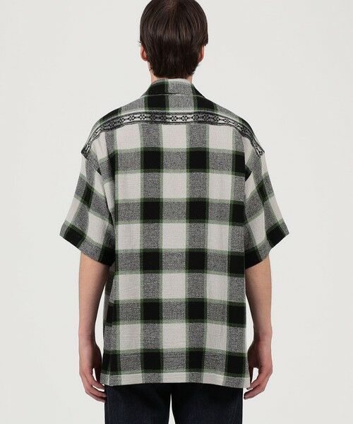 TOMORROWLAND / トゥモローランド シャツ・ブラウス | インドコットン バスケットウィーブ ハーフスリーブシャツ | 詳細4