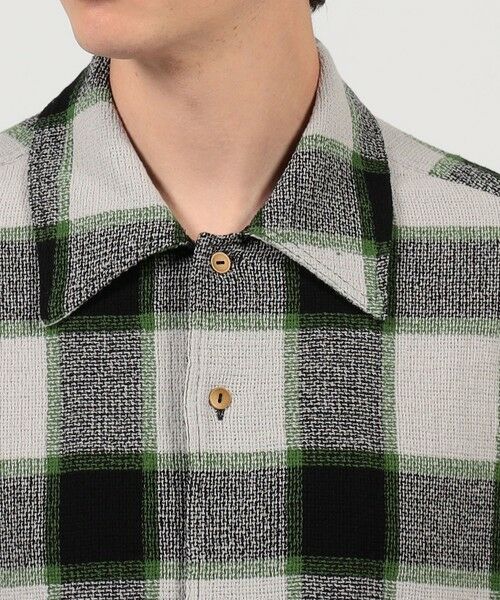 TOMORROWLAND / トゥモローランド シャツ・ブラウス | インドコットン バスケットウィーブ ハーフスリーブシャツ | 詳細5