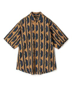 TOMORROWLAND / トゥモローランド シャツ・ブラウス | インド コットン ブロックプリント ハーフスリーブシャツ