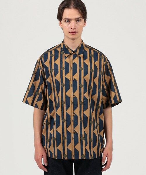 TOMORROWLAND / トゥモローランド シャツ・ブラウス | インド コットン ブロックプリント ハーフスリーブシャツ | 詳細2