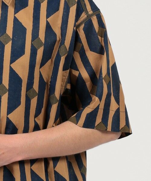 TOMORROWLAND / トゥモローランド シャツ・ブラウス | インド コットン ブロックプリント ハーフスリーブシャツ | 詳細6