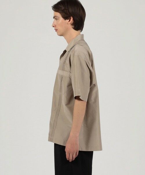TOMORROWLAND / トゥモローランド シャツ・ブラウス | コットンシルク オープンカラー ダブルポケット ハーフスリーブシャツ | 詳細3
