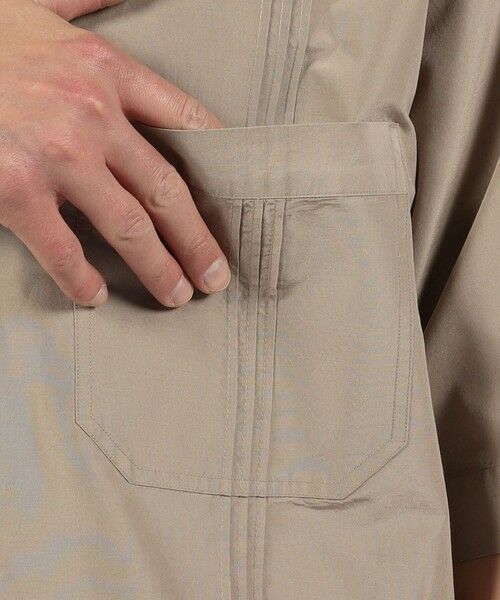 TOMORROWLAND / トゥモローランド シャツ・ブラウス | コットンシルク オープンカラー ダブルポケット ハーフスリーブシャツ | 詳細8