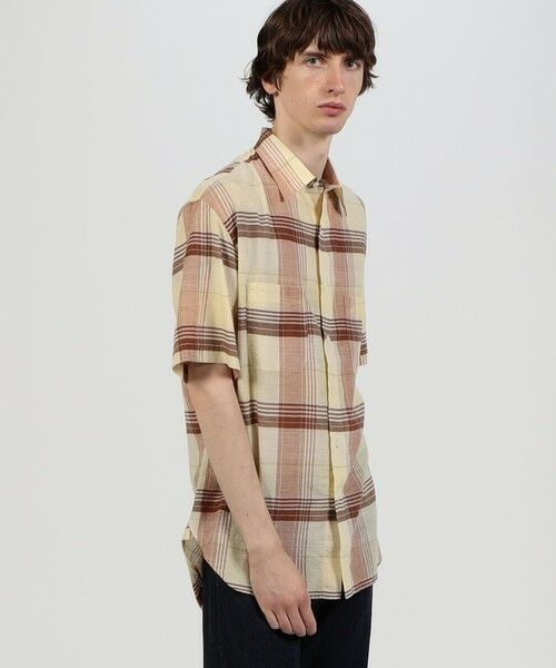 TOMORROWLAND / トゥモローランド シャツ・ブラウス | コットンシルク マドラスチェック ハーフスリーブシャツ | 詳細1