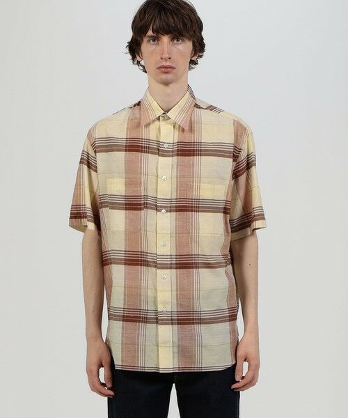TOMORROWLAND / トゥモローランド シャツ・ブラウス | コットンシルク マドラスチェック ハーフスリーブシャツ | 詳細2