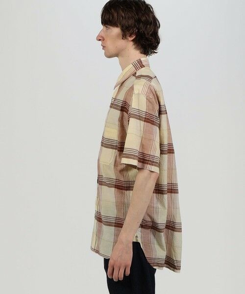 TOMORROWLAND / トゥモローランド シャツ・ブラウス | コットンシルク マドラスチェック ハーフスリーブシャツ | 詳細3