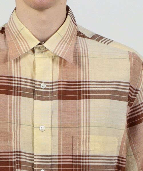 TOMORROWLAND / トゥモローランド シャツ・ブラウス | コットンシルク マドラスチェック ハーフスリーブシャツ | 詳細5