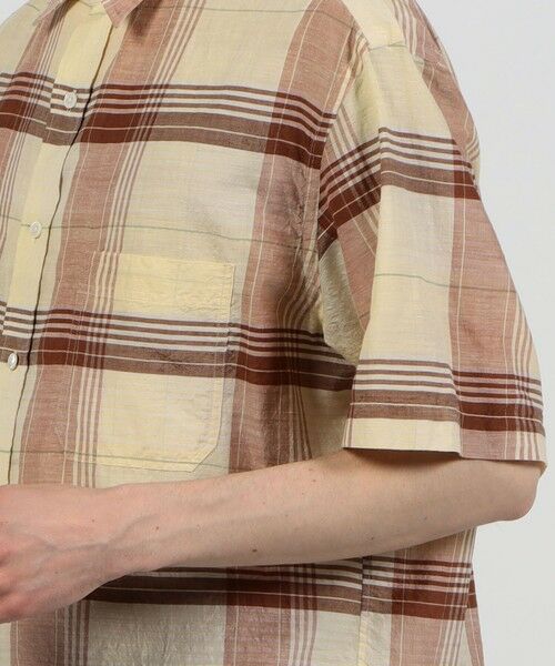 TOMORROWLAND / トゥモローランド シャツ・ブラウス | コットンシルク マドラスチェック ハーフスリーブシャツ | 詳細6