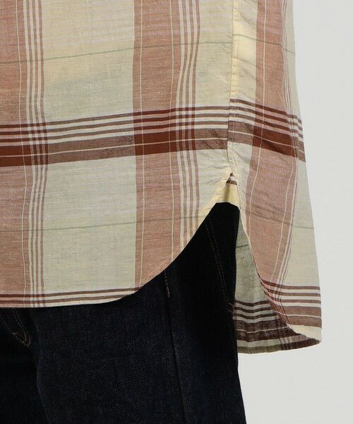 TOMORROWLAND / トゥモローランド シャツ・ブラウス | コットンシルク マドラスチェック ハーフスリーブシャツ | 詳細7