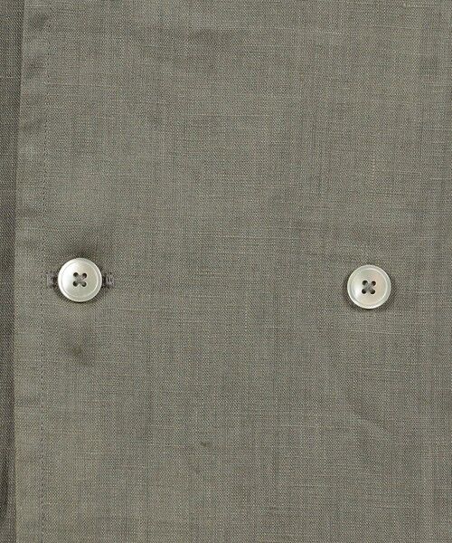 TOMORROWLAND / トゥモローランド シャツ・ブラウス | リネン ダブルブレステッド ハーフスリーブシャツ | 詳細10