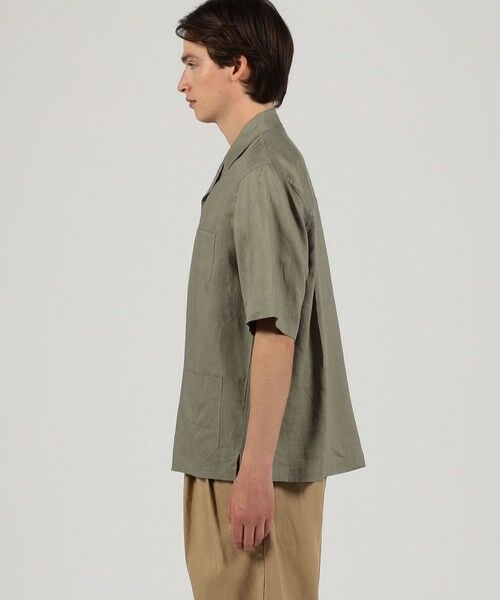 TOMORROWLAND / トゥモローランド シャツ・ブラウス | リネン ダブルブレステッド ハーフスリーブシャツ | 詳細3