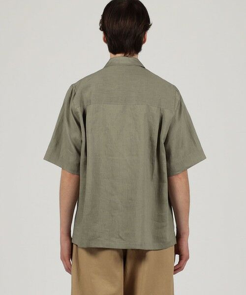 TOMORROWLAND / トゥモローランド シャツ・ブラウス | リネン ダブルブレステッド ハーフスリーブシャツ | 詳細4