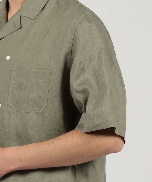 TOMORROWLAND / トゥモローランド シャツ・ブラウス | リネン ダブルブレステッド ハーフスリーブシャツ | 詳細6