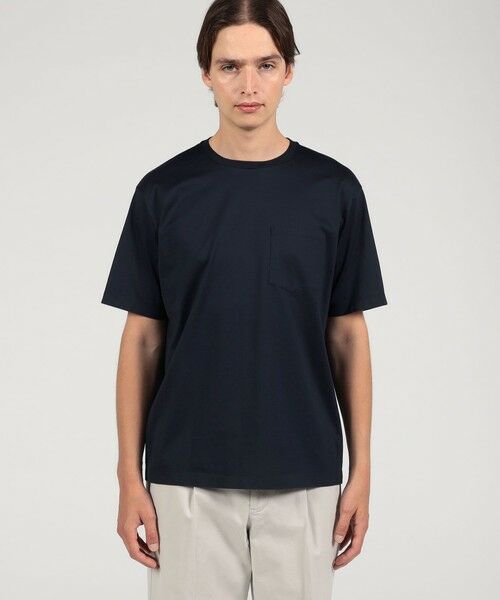 TOMORROWLAND / トゥモローランド カットソー | ギザコットン ハーフスリーブ ポケットTシャツ | 詳細2