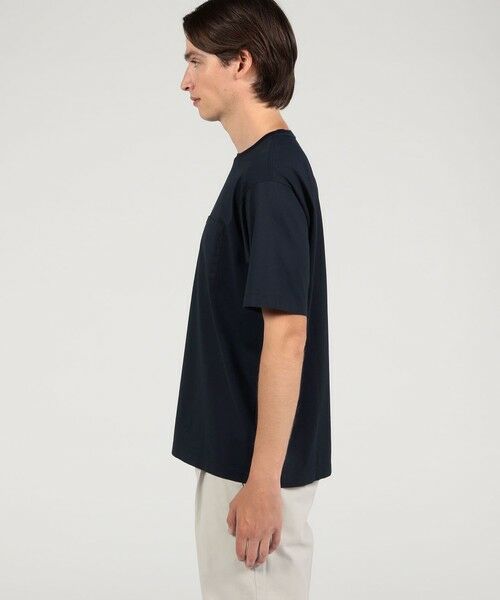 TOMORROWLAND / トゥモローランド カットソー | ギザコットン ハーフスリーブ ポケットTシャツ | 詳細3