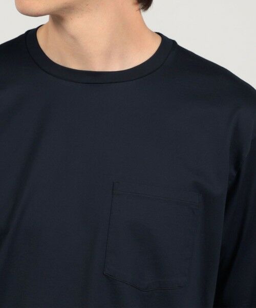 TOMORROWLAND / トゥモローランド カットソー | ギザコットン ハーフスリーブ ポケットTシャツ | 詳細5