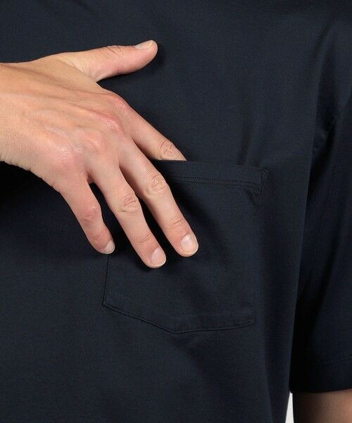 TOMORROWLAND / トゥモローランド カットソー | ギザコットン ハーフスリーブ ポケットTシャツ | 詳細8