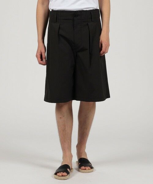 TOMORROWLAND / トゥモローランド ショート・ハーフ・半端丈パンツ | コットンシャンブレー 2プリーツ ショートパンツ | 詳細1