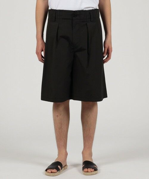TOMORROWLAND / トゥモローランド ショート・ハーフ・半端丈パンツ | コットンシャンブレー 2プリーツ ショートパンツ | 詳細2
