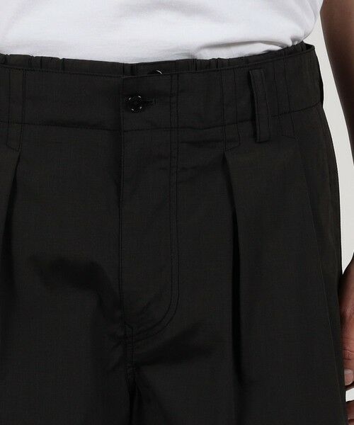 TOMORROWLAND / トゥモローランド ショート・ハーフ・半端丈パンツ | コットンシャンブレー 2プリーツ ショートパンツ | 詳細5